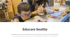 Desktop Screenshot of educareseattle.org